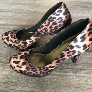 Fiona Leopard Print Pumps
